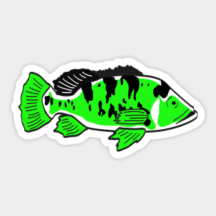 FISH PEACOCK BASS Sticker